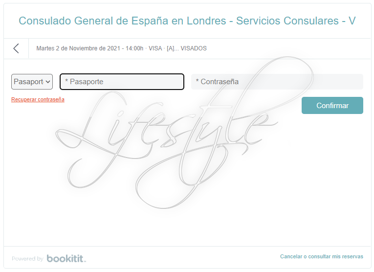Login to Book a Non-Lucrative Visa Appointment at the Spanish Consulate in London