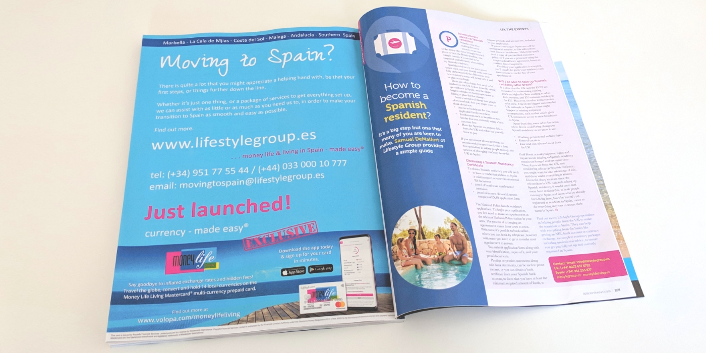 Lifestyle Group Feature In A Place In The Sun Magazine