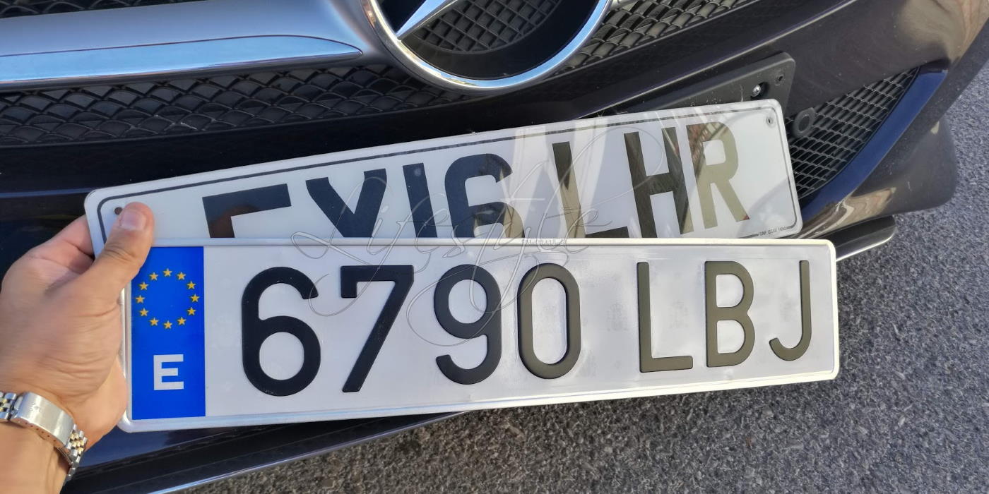 Spanish Number Plates for UK Cars Post Brexit