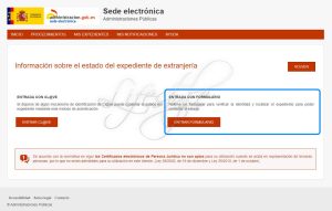 Check non-lucrative visa application online using NIE