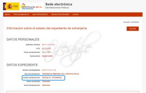 Check status of Non-Lucrative visa application online using NIE